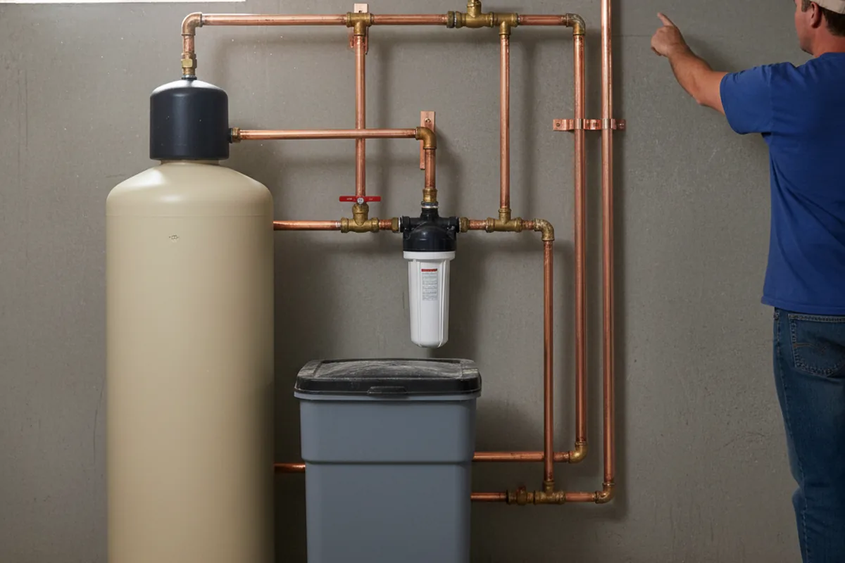 Whole-house water treatment system installed in Bahama